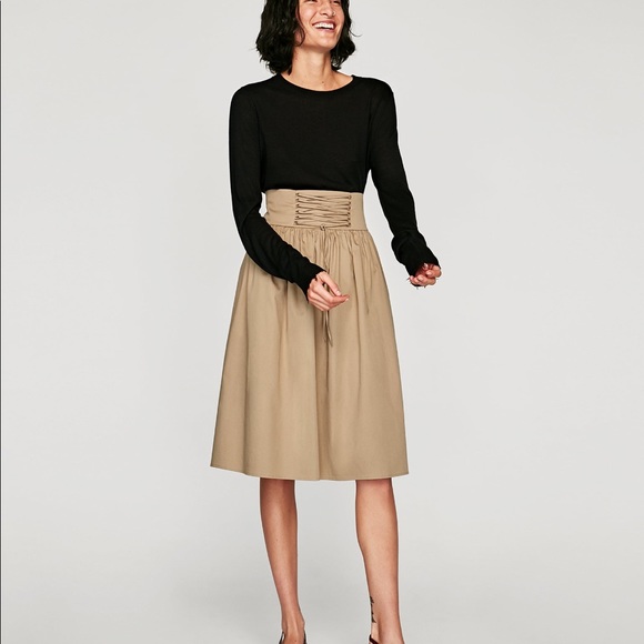 Zara Skirt w/Sash Belt - Picture 2 of 7